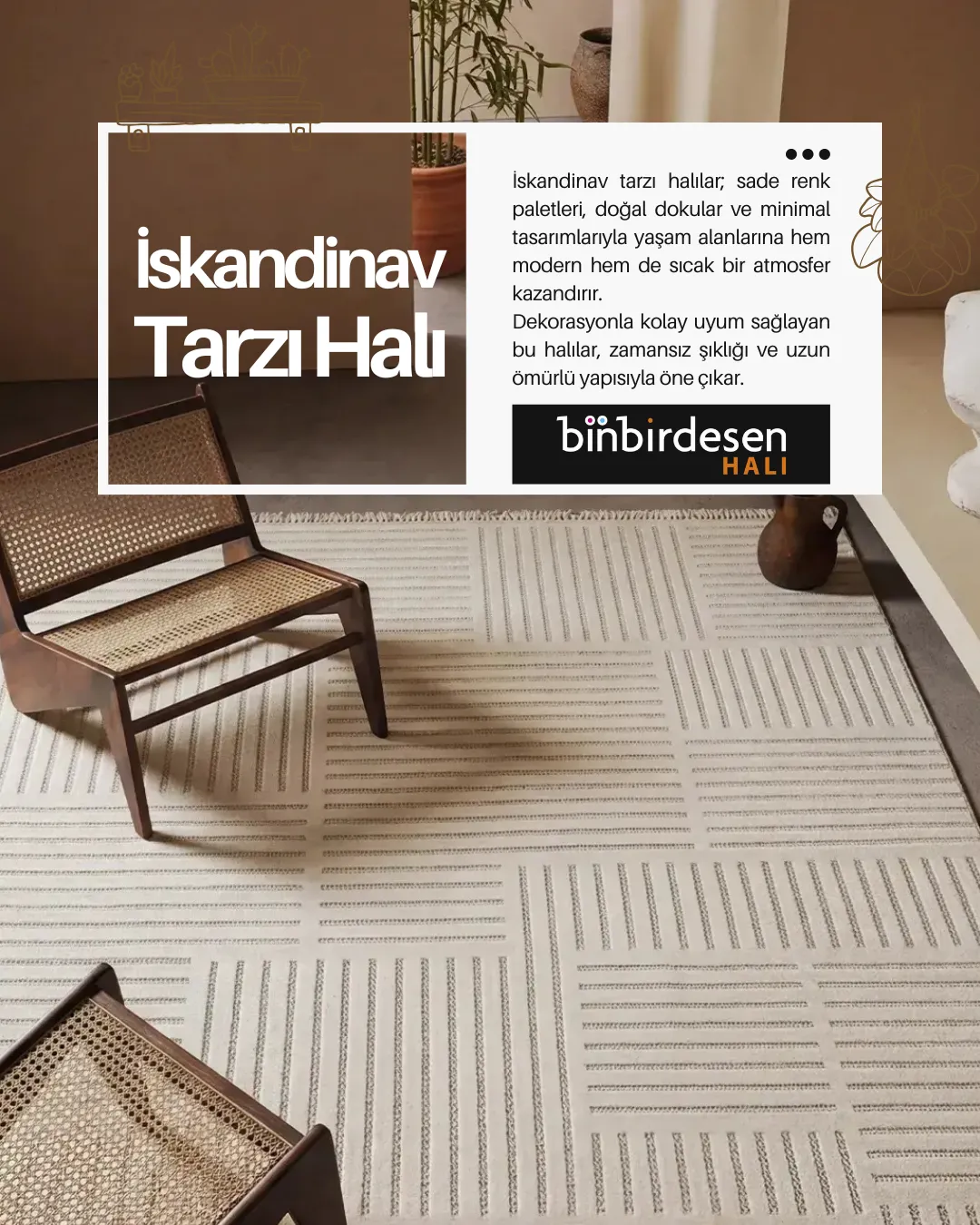 İskandinav Tarzı Halı Modelleri