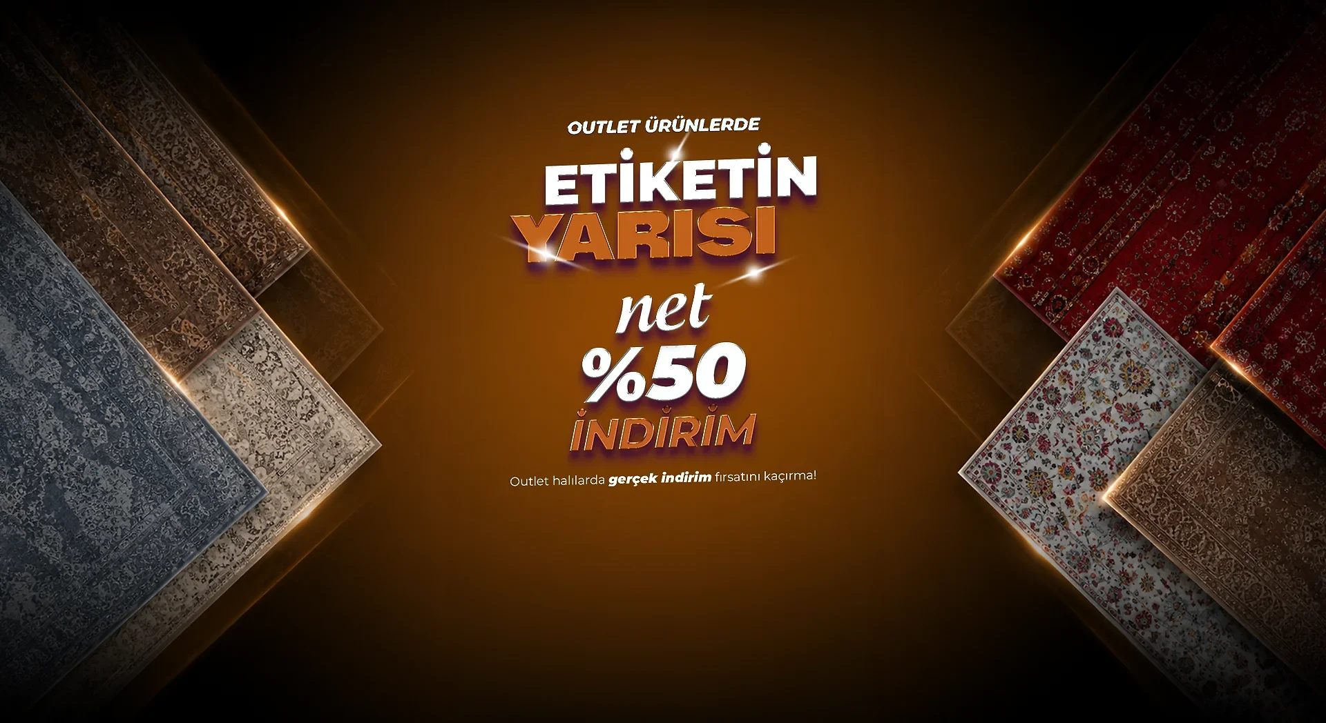 Outlet Halı — Etiketin Yarısı Net %50 İndirim, Ankara