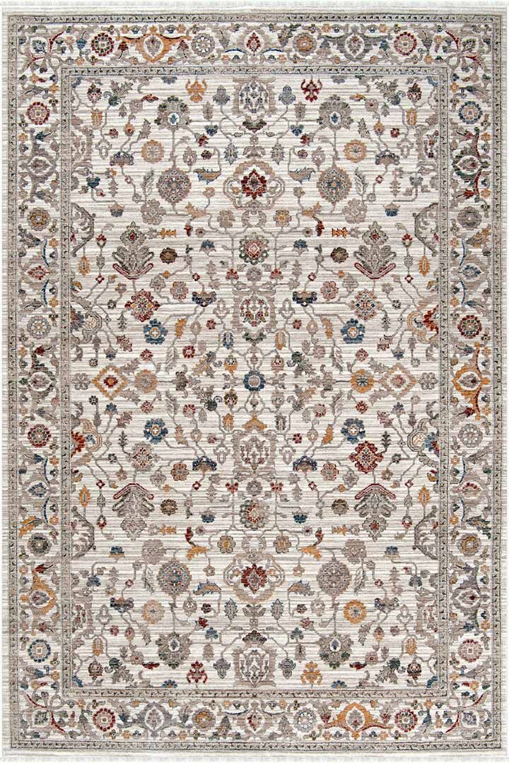 Dekorenti Otantik 2601 Renkli Halı Klasik Desenli Polyester Halı