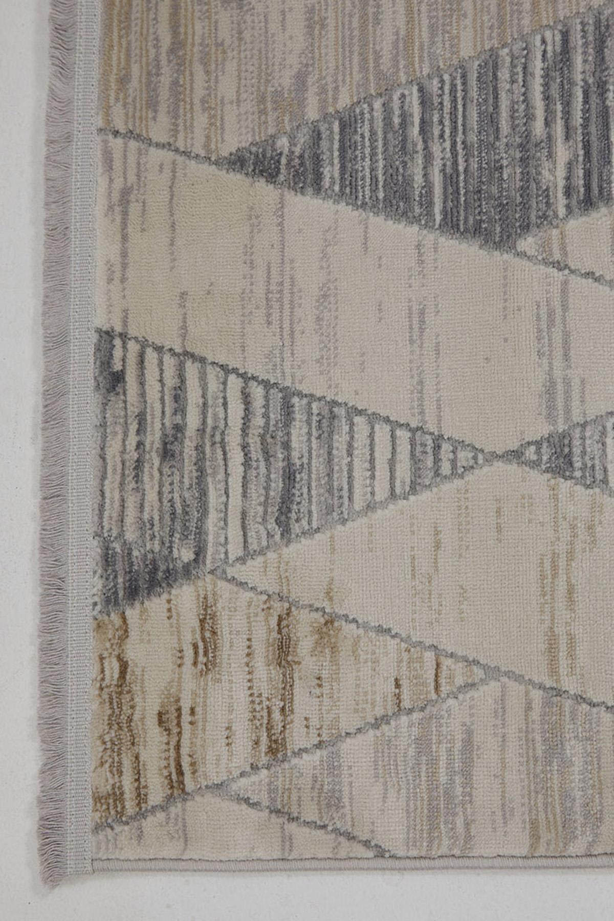 Dekorenti Dora 1906 Vizon - Geometrik Modern Halı