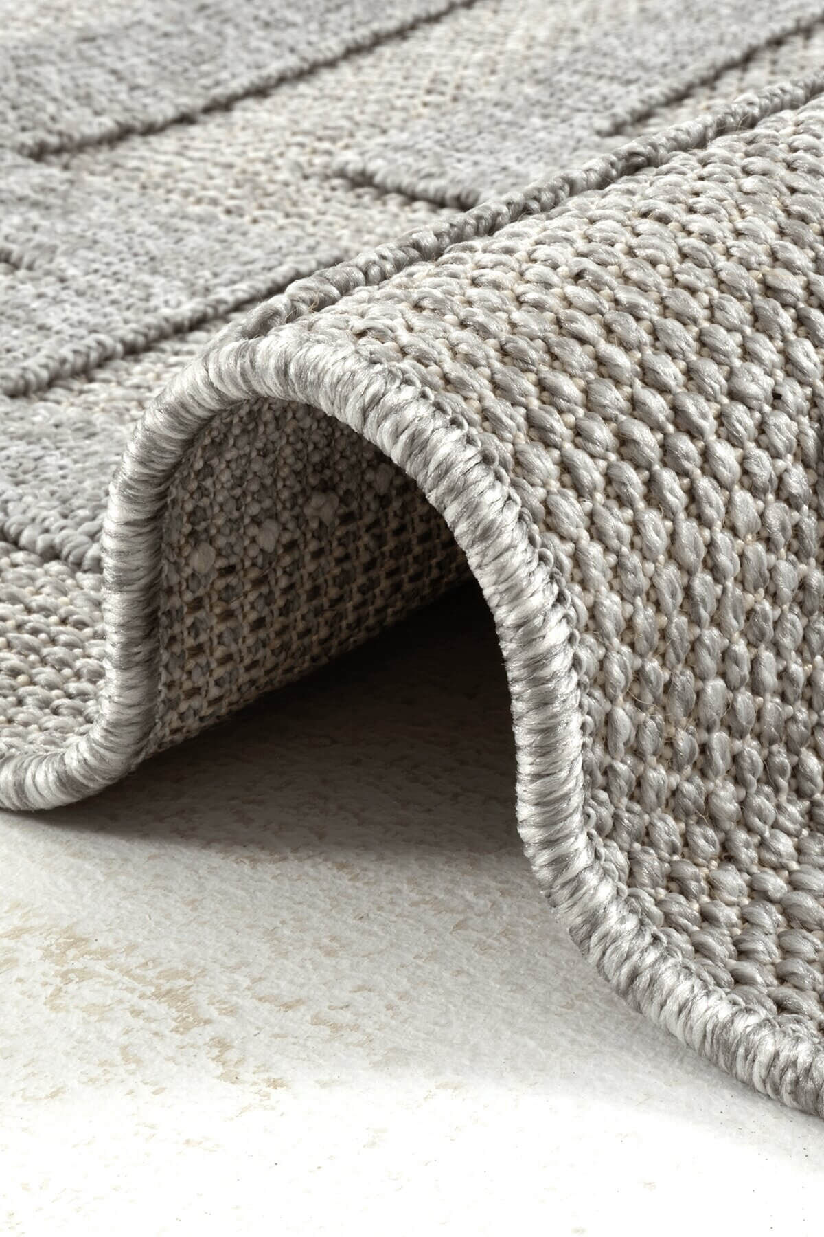 Dekorenti Togo 7509 Gri - Labirent Desenli Modern Halı