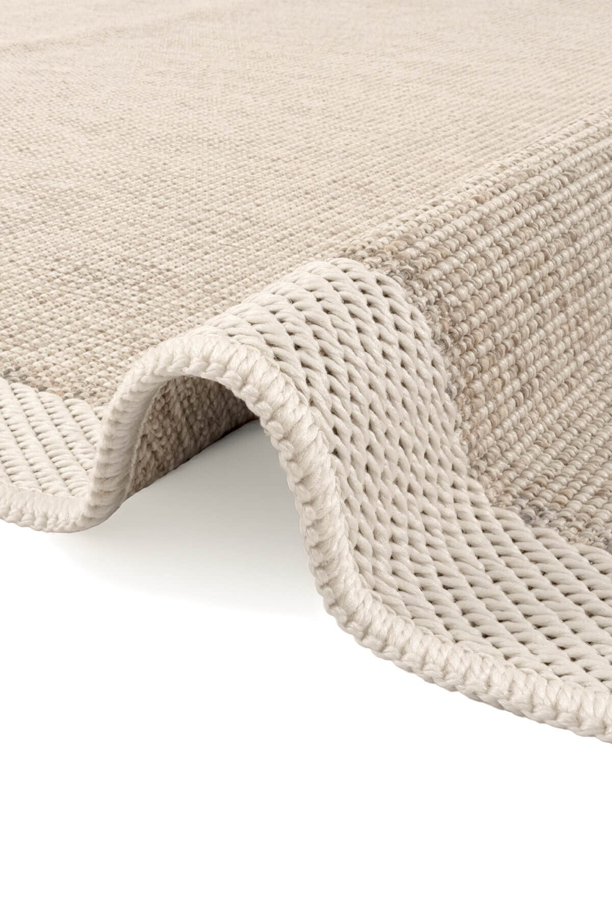 Dekorenti Siena 3702 Bej Sisal Halı – Açık Çerçeveli Modern Mutfak ve Koridor Halısı