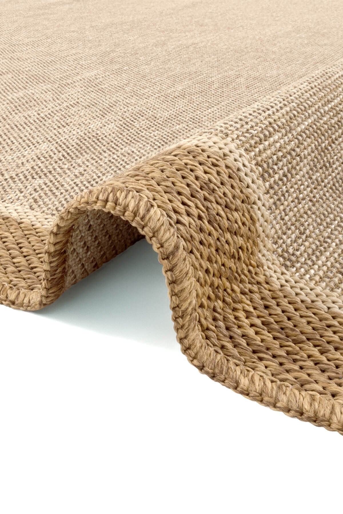 Dekorenti Siena 3705 Kahverengi Sisal Halı – Doğal Kahve Tonlu Mutfak Halısı