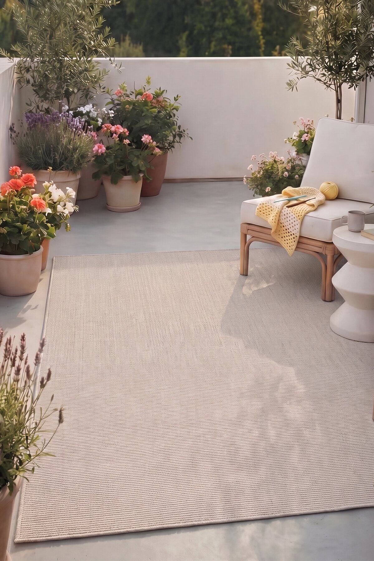 Dekorenti Siena 3707 Bej Halı - Mutfak Balkon ve Antre Sisal Halı