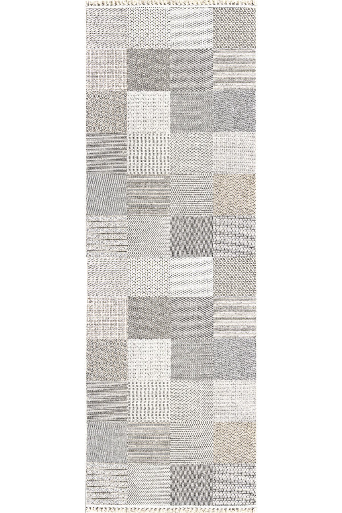 Dekorenti Bonn 8806 Bej Halı – Modern Geometrik Desenli Halı