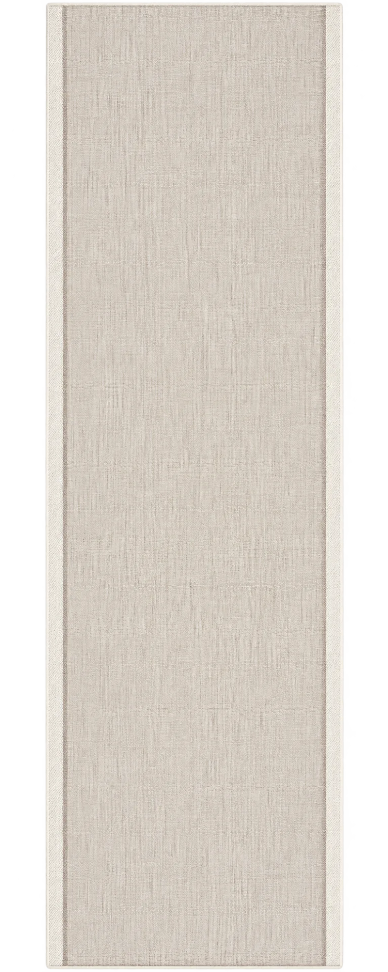 Dekorenti Siena 3702 Bej Sisal Halı – Çerçeveli Mutfak ve Koridor Halısı
