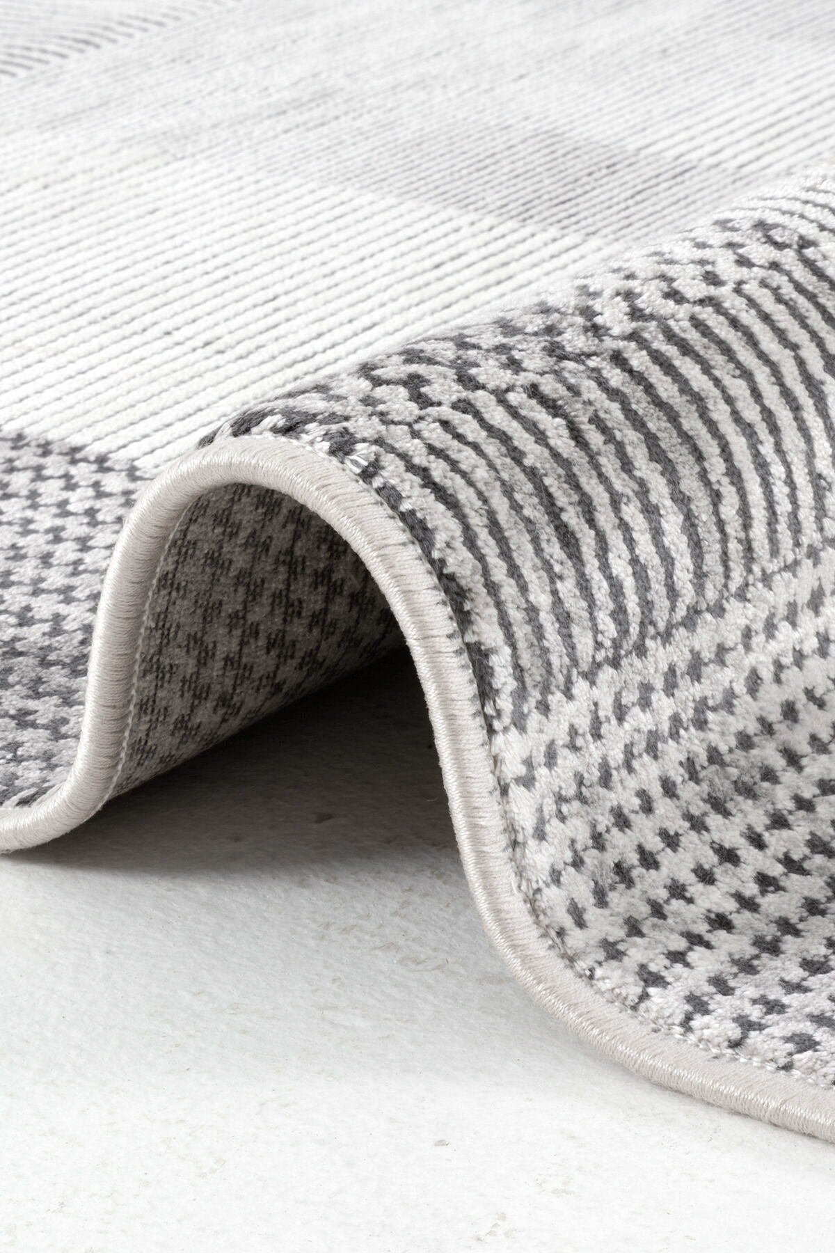 Romans Naturel 1709 Gri Sarı - Patchwork Geometrik Modern Halı
