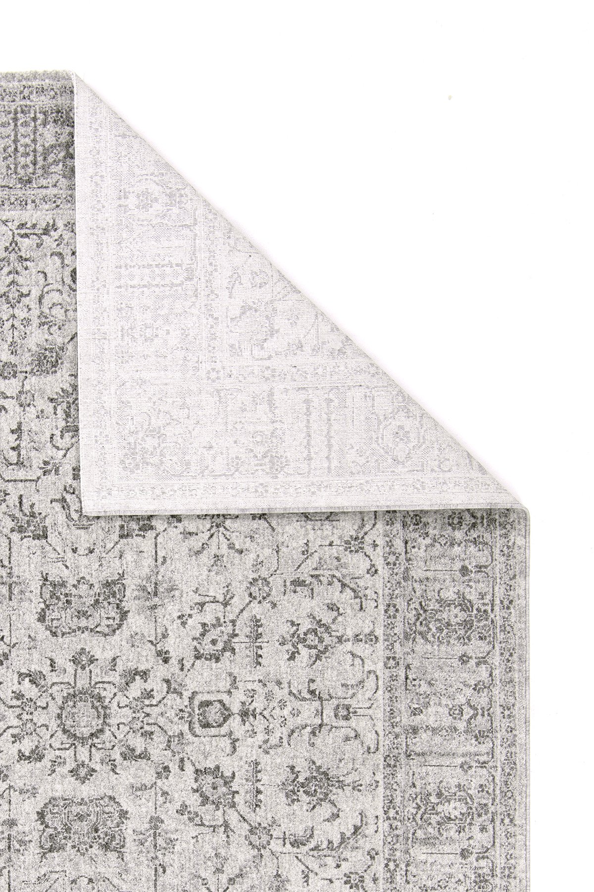 Romans Etro 2705 Gri - Çerçeveli Vintage Halı
