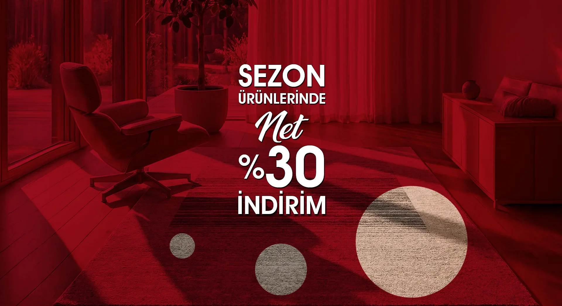 Sezon Halı Net %30 İndirimli