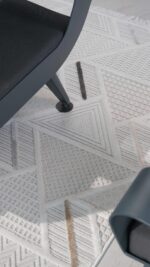 Bonn 8805 Krem - Modern Ev Dekorasyonu İçin Geometrik Salon Halısı - Görsel 4