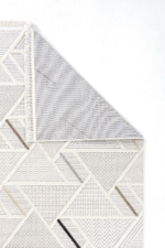 Bonn 8805 Krem - Modern Ev Dekorasyonu İçin Geometrik Salon Halısı - Görsel 5