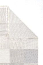 Bonn 8806 Bej - Kare Motifli Şık ve Dekoratif Halı Modeli - Görsel 4