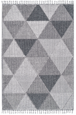 Bukle 1401 Gri - Yumuşak Dokulu Kolay Temizlenen Oturma Odası Halısı