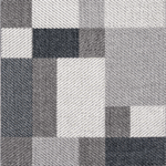 Bukle 1403 Gri Mavi - Şık Renk Geçişli Oturma Odası Halısı