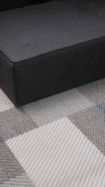 Bukle 1403 Gri Mavi - Şık Renk Geçişli Oturma Odası Halısı - Görsel 7