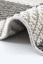 Bukle 1403 Gri Mavi - Şık Renk Geçişli Oturma Odası Halısı - Görsel 3