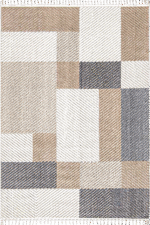 Bukle 1406 Sarı - Enerjik Renkleriyle Modern Salon Halısı