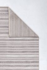 Alba 9804 Bej - Yumuşak Dokulu Çizgili Halı Modeli - Görsel 3