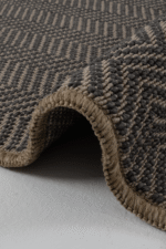 Antik 1801 Koyu Gri - Yoğun Dokuya Sahip Koyu Gri Halı Modeli - Görsel 3