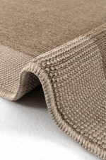 Antik 1807 Bej - Zarif Kenar Şeritli Sade Bej Halı - Görsel 3