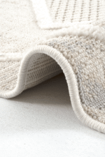 Bonn 8802 Krem - Şık Çapraz Motifli Dekoratif Halı - Görsel 3