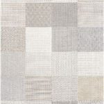 Bonn 8806 Bej - Kare Motifli Şık ve Dekoratif Halı Modeli