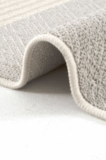 Bonn 8806 Bej - Kare Motifli Şık ve Dekoratif Halı Modeli - Görsel 3