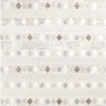 Bonn 8807 Bej - Baklava Motifli Şık ve Dekoratif Halı