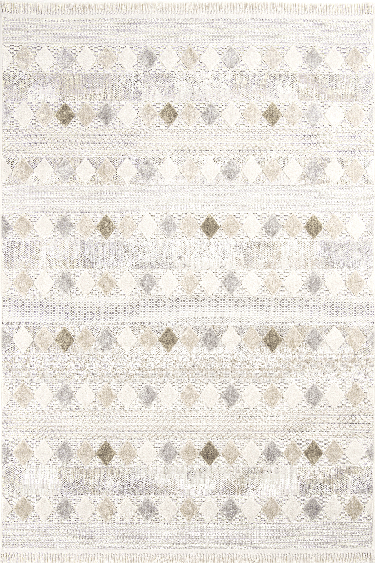 Bonn 8807 Bej - Baklava Motifli Şık ve Dekoratif Halı - Binbirdesen Halı Bonn 8807 Bej - Baklava Motifli Şık ve Dekoratif Halı - Görsel 1