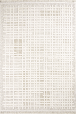 Bonn 8809 Bej - Şık ve Dayanıklı Geometrik Halı Modeli