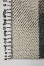 Bukle 1403 Gri Mavi - Şık Renk Geçişli Oturma Odası Halısı - Görsel 4