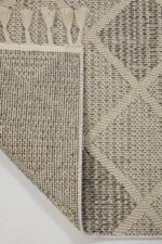 Bukle 1411 Krem - Elmas Desenli Modern Salon ve Oturma Odası Halısı - Görsel 5