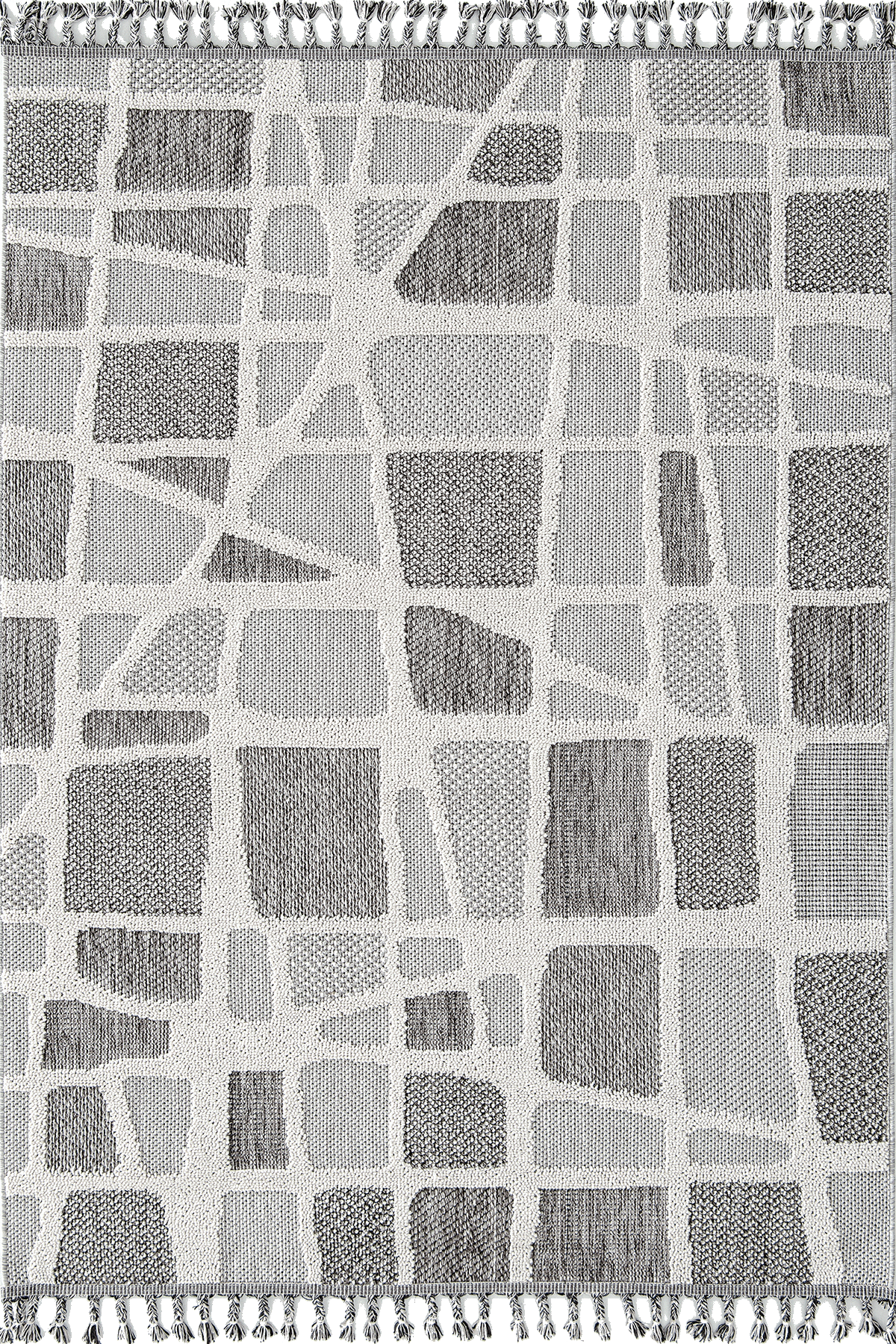 Bukle 1414 Gri - Gri Tonlarda Yumuşak Dokulu Modern Halı - Binbirdesen Halı Bukle 1414 Gri - Gri Tonlarda Yumuşak Dokulu Modern Halı - Görsel 1