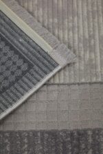 Dora 1902 Gri - Klasik Görünümlü Şık Yemek Odası Halısı - Görsel 6