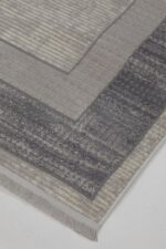 Dora 1902 Gri - Klasik Görünümlü Şık Yemek Odası Halısı - Görsel 5