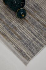 Dora 1905 Vizon - Çizgili Modern Salon ve Oturma Odası Halısı - Görsel 7