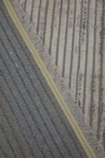 Dora 1905 Vizon - Çizgili Modern Salon ve Oturma Odası Halısı - Görsel 5