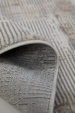 Dora 1907 Vizon - Vizon Renkli Dekoratif Oturma Odası Halısı - Görsel 6