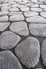 İndus 8001 Gri - Doğal Taş Görünümlü Dekoratif Ev Halısı - Görsel 5