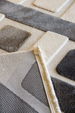 İndus 8002 Krem - Canlı ve Enerjik Görünümlü Modern Halı - Görsel 4