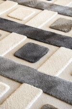 İndus 8002 Krem - Canlı ve Enerjik Görünümlü Modern Halı - Görsel 3