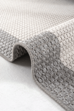 Lora 3212 Gri - Şık ve Düz Desenli Açık Gri Halı Modeli - Görsel 3