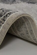 Mira 1618 Gri - Bohem Tarzlı Şık Antre Halısı - Görsel 5