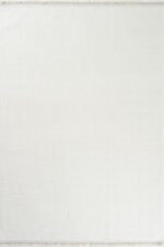 Piana 1101 Beyaz - Ferahlatıcı Beyaz Renkli İnce Dokulu Halı