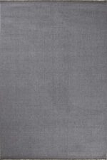 Piana 1102 Gri - Koyu Gri Düz Dokulu Modern Halı