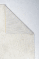 Piana 1117 Beyaz - Aydınlık Oturma Odaları İçin Kavis Detaylı Halı - Görsel 4