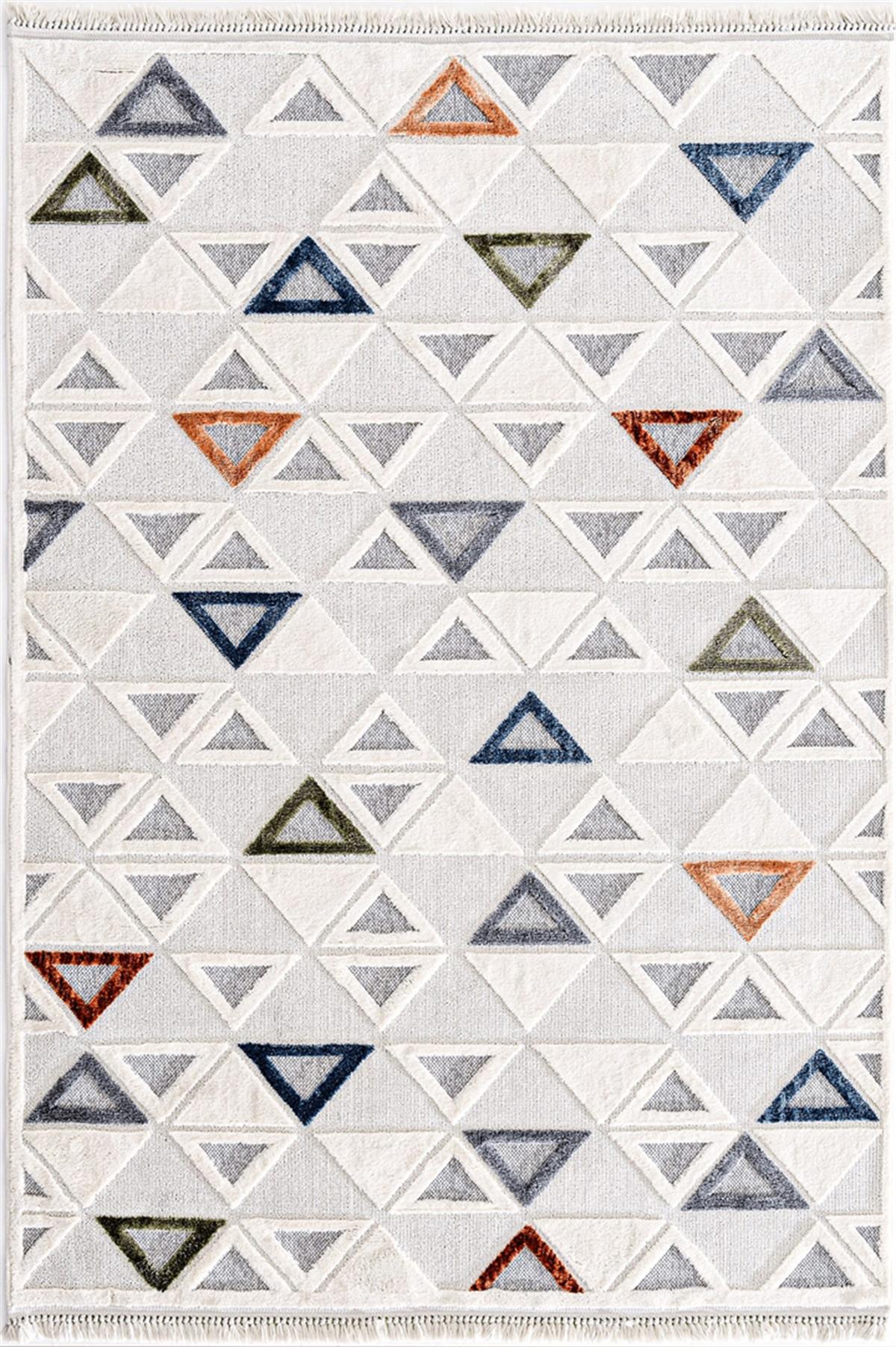 Polo 7804 Multi - Üçgen Desenli Renkli Oturma Odası Halısı - Binbirdesen Halı Polo 7804 Multi - Üçgen Desenli Renkli Oturma Odası Halısı - Görsel 1