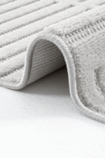 Prag 9203 Açık Gri - Minimal Desenli Modern Açık Gri Halı - Görsel 3