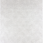 Prag 9211 Açık Gri - Şık Kıvrımlı Deseniyle Açık Gri Halı