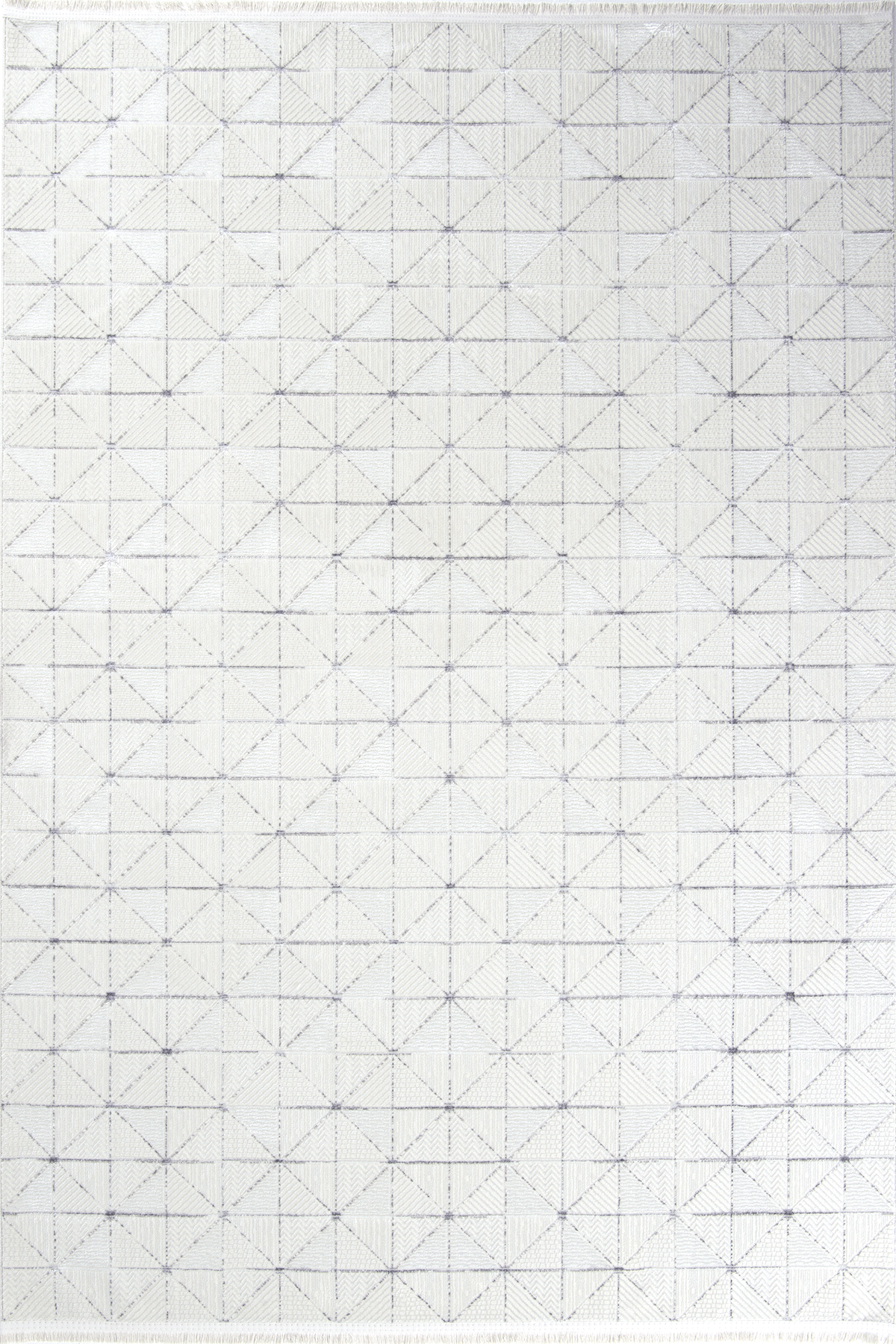 Roma 1309 Gri Beyaz - Aydınlık Alanlar İçin Geometrik Salon Halısı - Binbirdesen Halı Roma 1309 Gri Beyaz - Aydınlık Alanlar İçin Geometrik Salon Halısı - Görsel 1